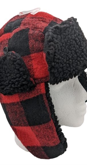 NEW NWOT Christmas Vacation Eddie WARM WINTER Hat Ear Flaps Red TACKY PARTY - Picture 2 of 8